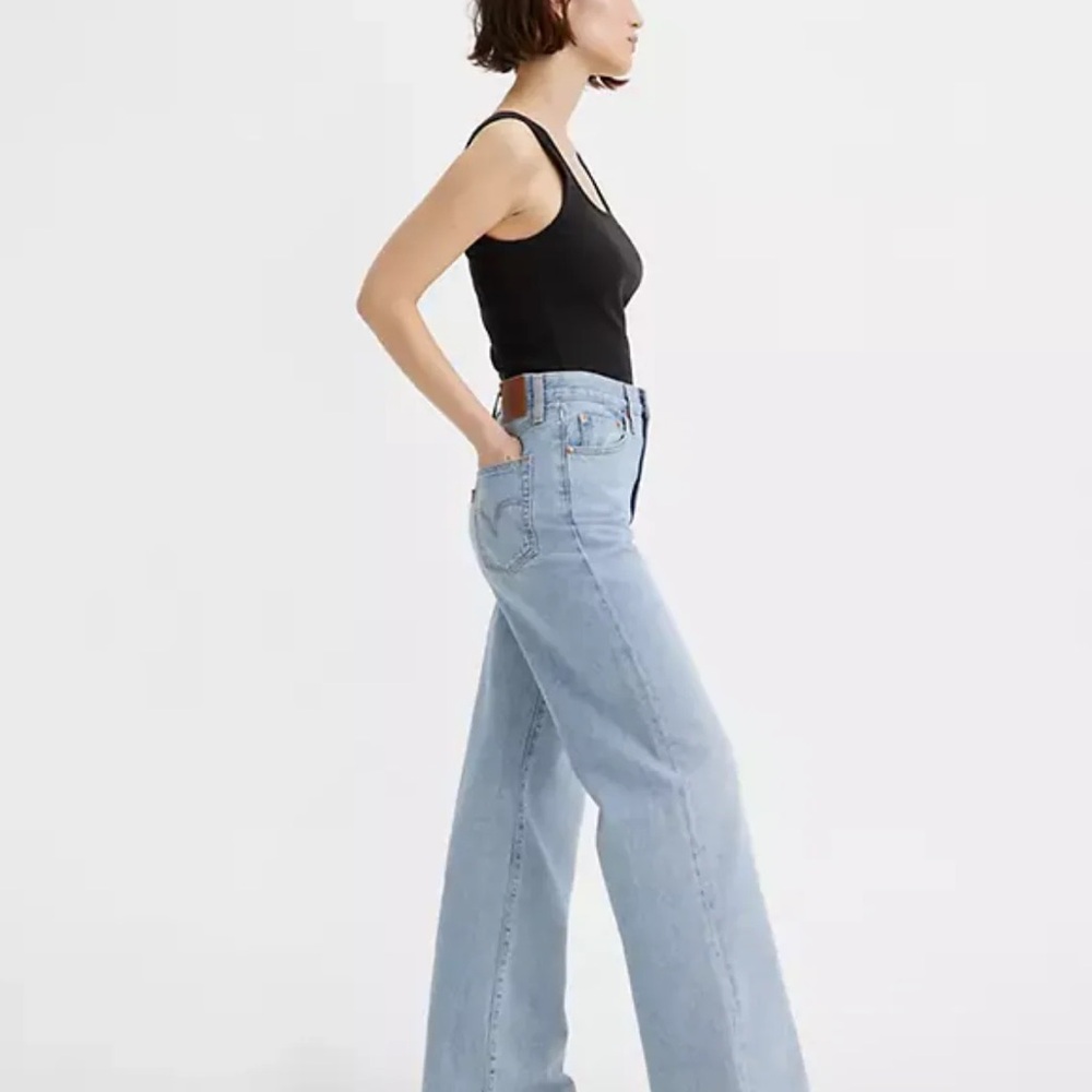 Levi’s ribcage wide leg jeans size 24 - Picture 12 of 17